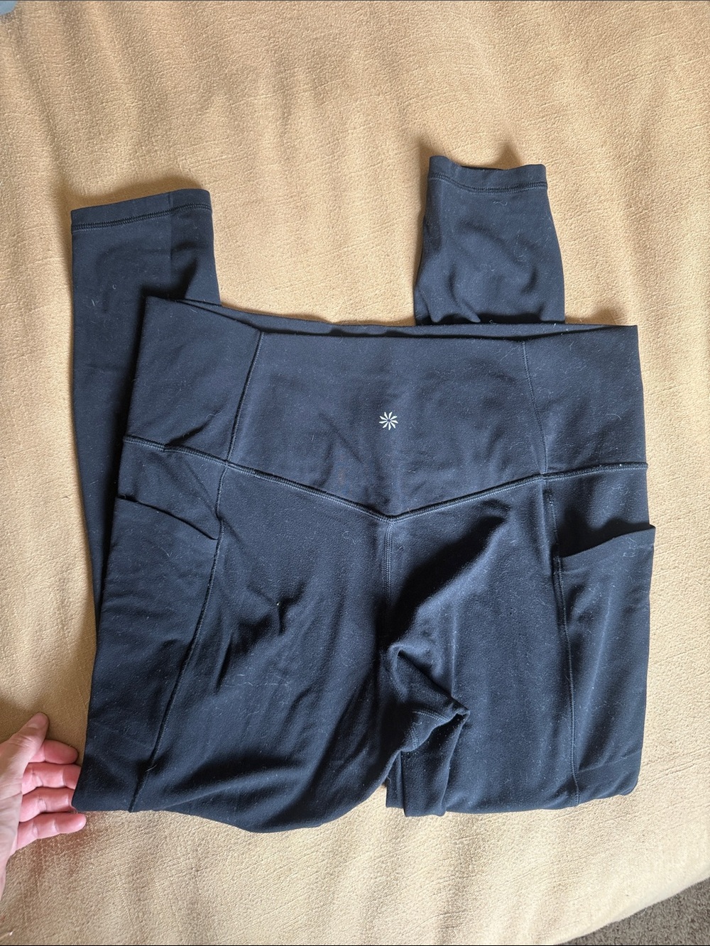 Athleta Black High-Waist Pocket Leggings